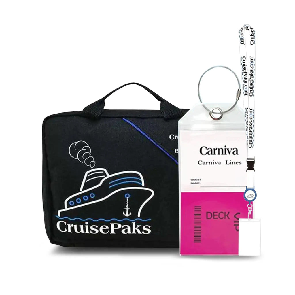 Cruise Essentials | Basic | Bundle | 1 + Lanyard | Luggage Tag