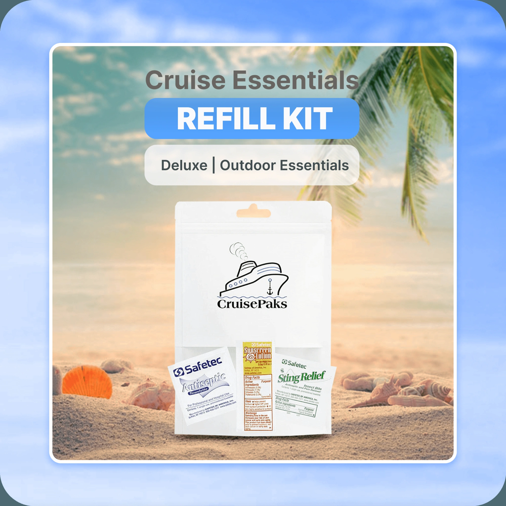 Cruise Essentials Refill Kit | Deluxe | Outdoor Essentials