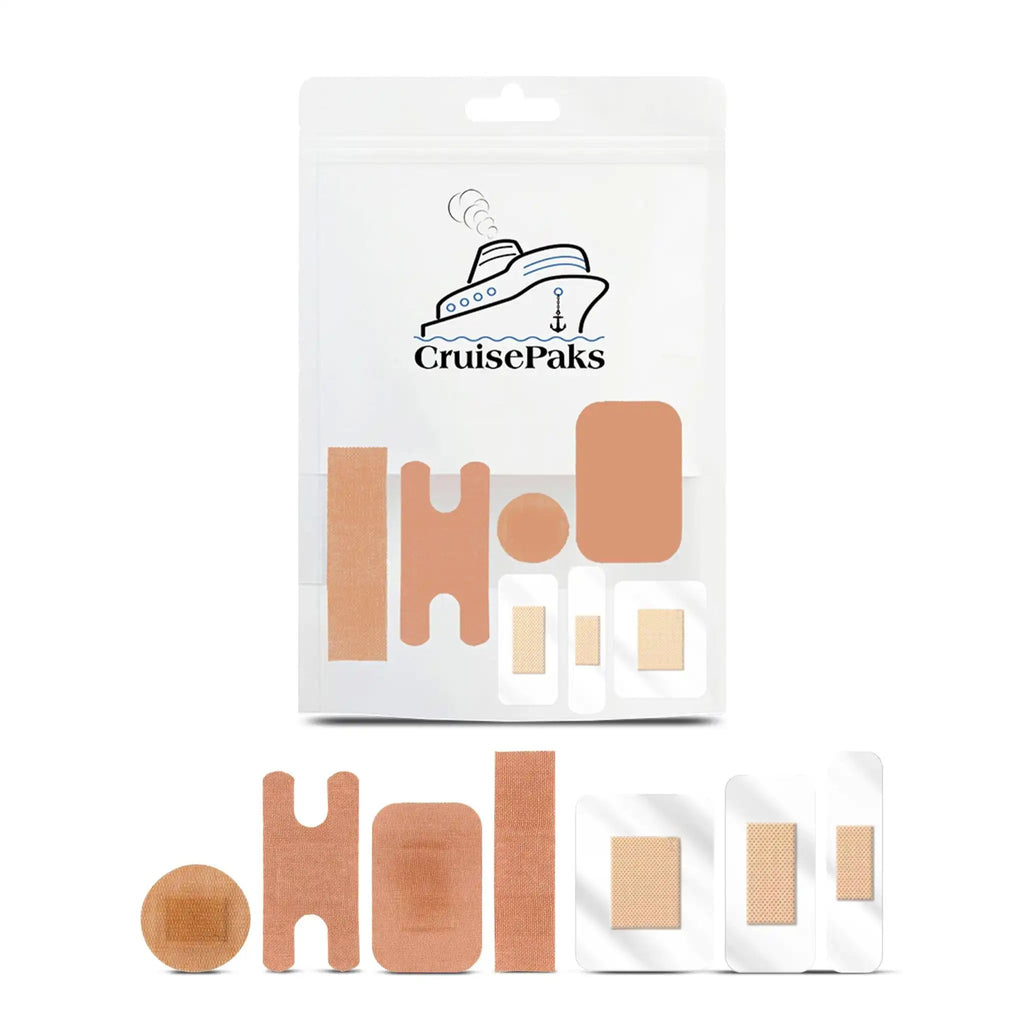 Cruise Essentials Refill Kit | Deluxe | Waterproof Adhesive Bandages