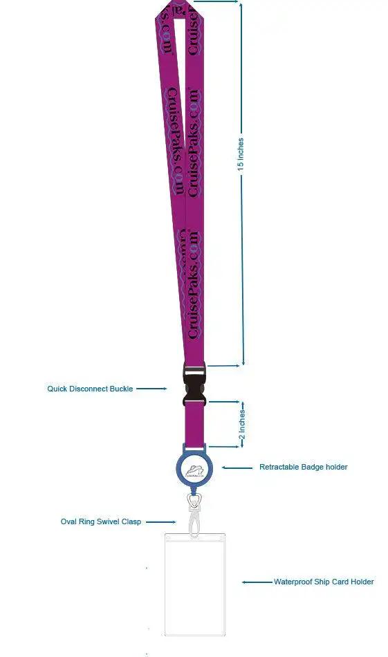 id holder and lanyard