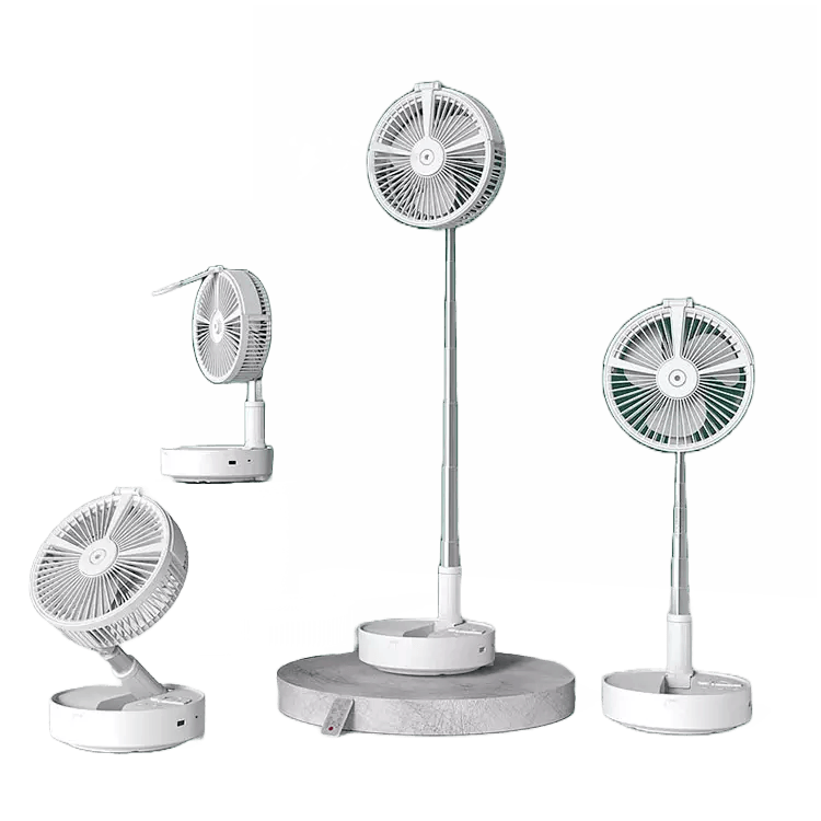 Japanese company creates ultra-compact foldable electric fan