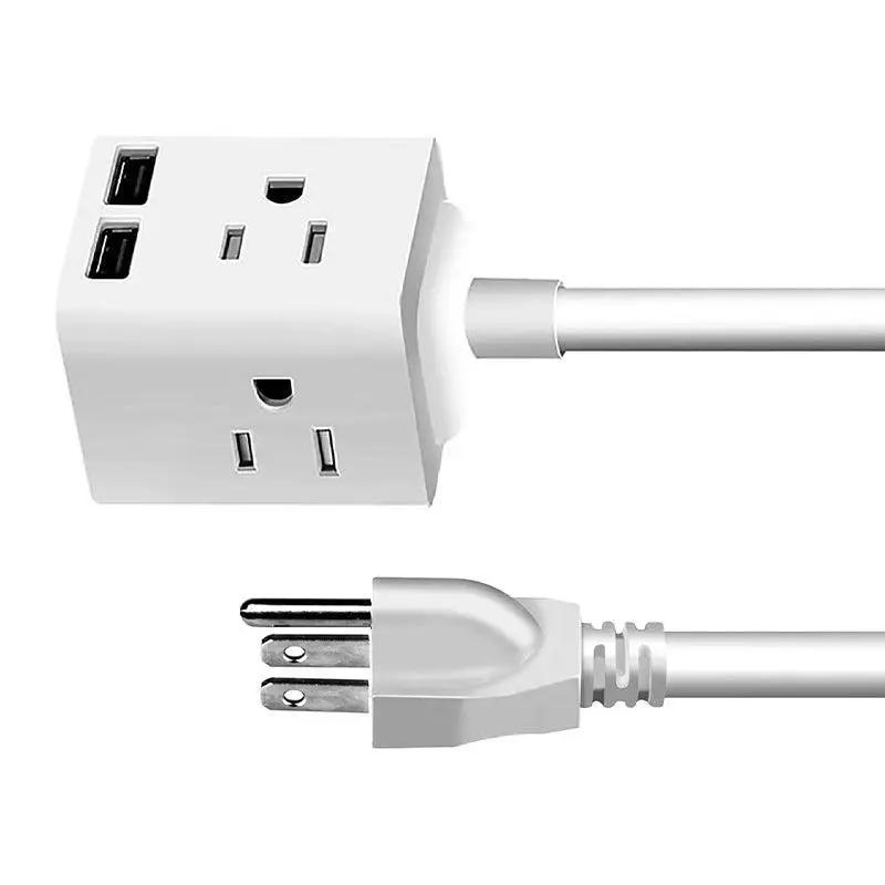 Multi Plug Outlet Extender | 2 USB | 4 AC Plugs