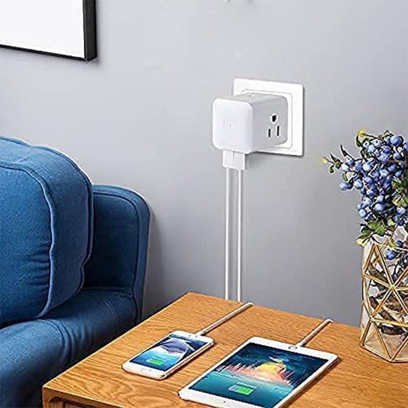 Multi Plug Outlet Extender | 2 USB | 4 AC Plugs | Cruise Ship Approved